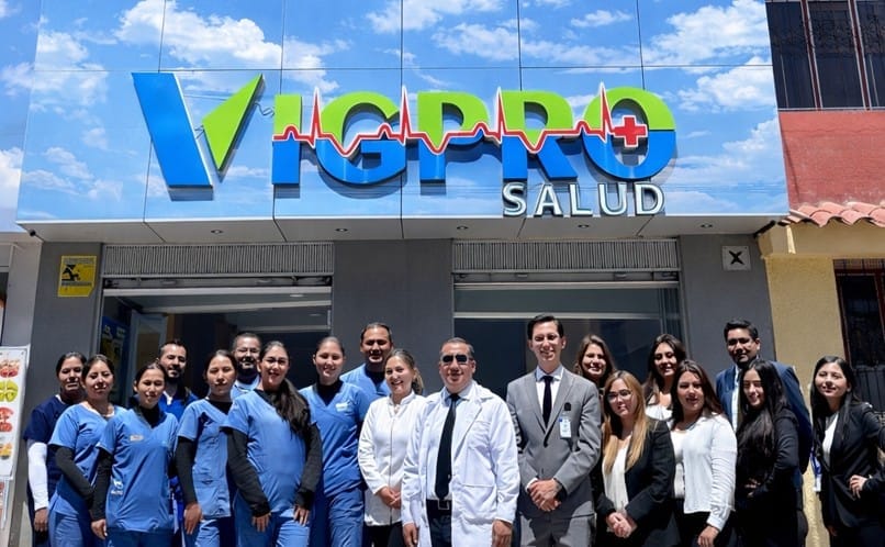 Fachada de la sede VIGPRO Salud Ocupacional en Cusco