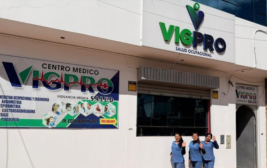Fachada de la sede VIGPRO Salud Ocupacional en Juliaca